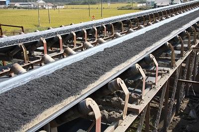 煤礦皮帶輸送機現場展示