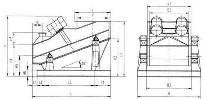 礦用直線篩工作原理 礦用直線篩工作原理