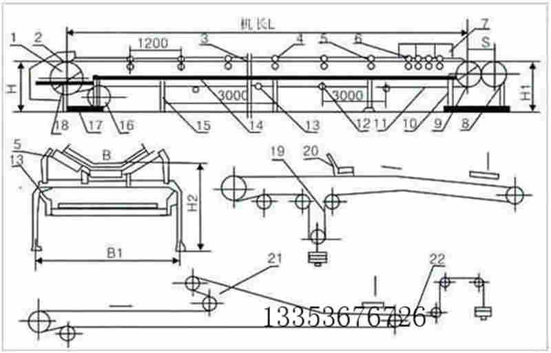 皮帶輸送機圖紙 皮帶輸送機圖紙