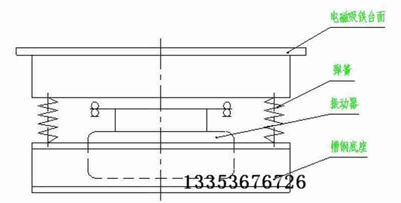 振動平臺結構圖紙 振動平臺結構圖紙