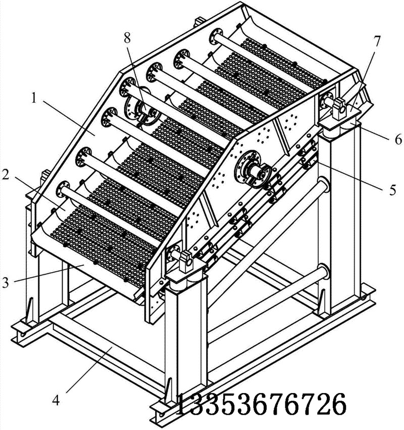 單層弛張篩結構圖 單層弛張篩結構圖