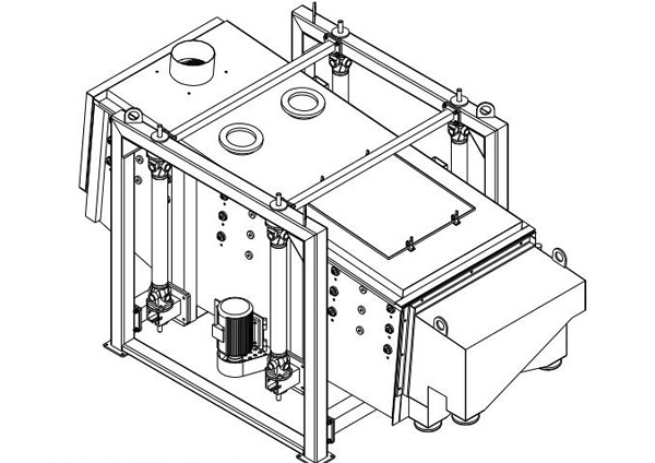 石英砂精細方形搖擺篩圖紙 石英砂精細方形搖擺篩圖紙