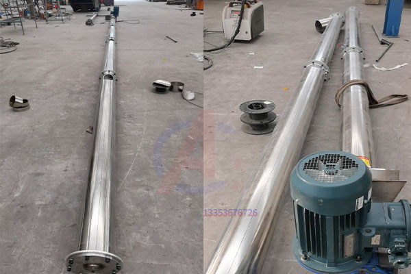 12米全不銹鋼螺旋提升機(jī)